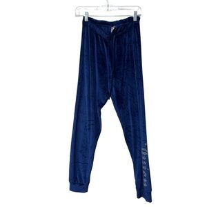 Juicy couture blue velvet pants Small